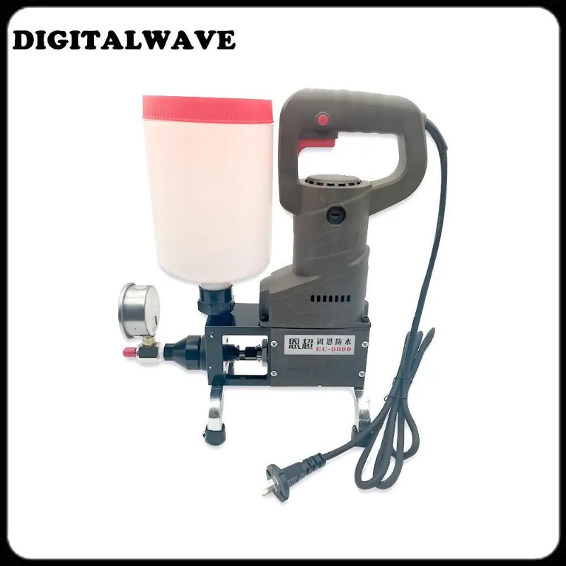 EC-9999 High Pressure Epoxy Grouting Machine 220V/1100W Epoxy/Polyurethane Foam Injection Pump Crac