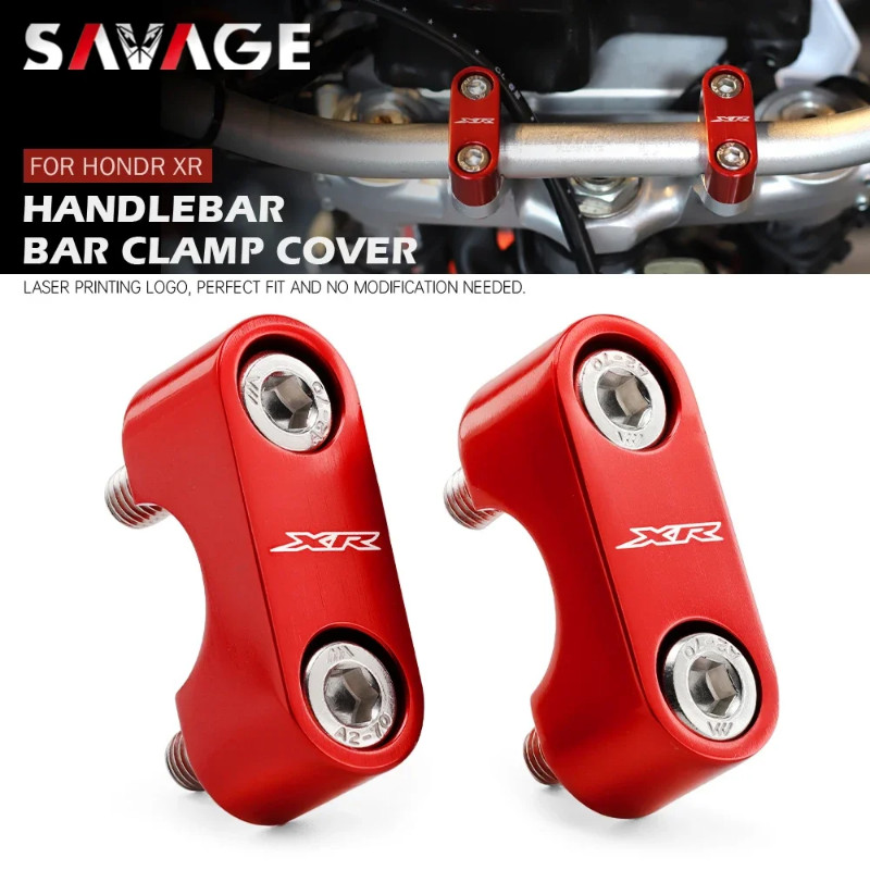Handlebar Clamp Covers For HONDA XR650R/L XR250L/R XR230R XR400R XR600R XR 230/250/400 Motard Motor
