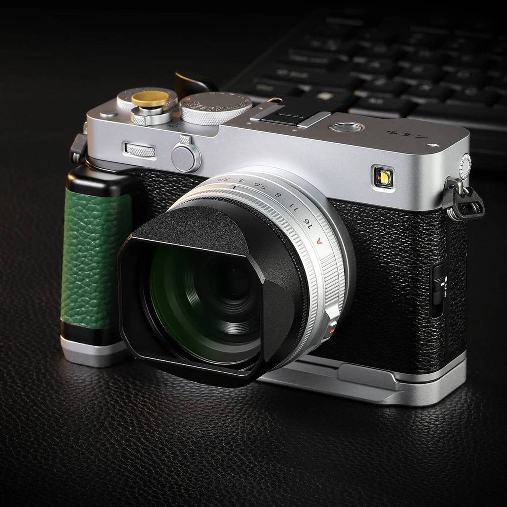 Haoge Metal Squaret เลนส์สําหรับ Fujifilm X-E5 & XF 23mm f2.8 ชุด Fujinon XF27mmF2.8 R WR Lense 39mm