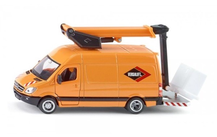 [เยอรมนี SIKU] 1940 Mercedes-BENZ BENZ Sprinter High-Aerial Work Platform Engineering Limited Editio