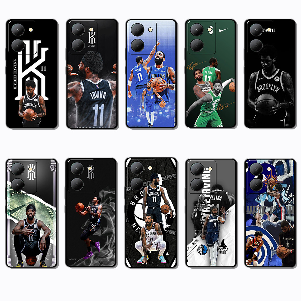 เคสโทรศัพท์สีดําแบบนุ่มสําหรับ Vivo Y36 5G Y27 Y27S NG15 Kyrie Irving casing Anti fall ฝาครอบป้องกัน