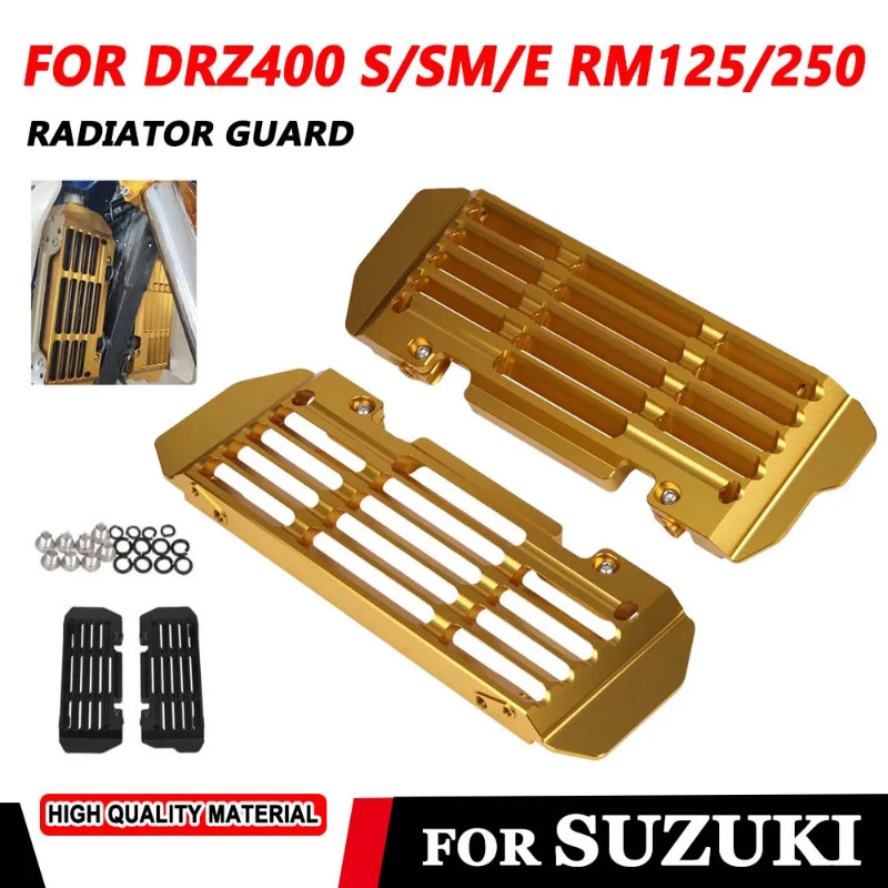 For Suzuki DRZ400 RM250 RM125 DRZ400E DRZ400S DRZ400Sm DRZ-400 S E Motorcycle Accessories Radiator
