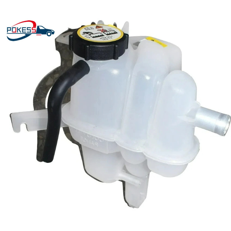 1L8Z8A080BB 98BB8100AB Pokess Radiator Coolant Overflow Reservoir Tank with Cover Fit for Ford Kuga