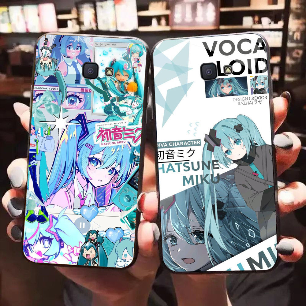 HK-44 Rock Hatsune Miku Glass Casing สําหรับ Samsung Note FE J4 S24 S25 J7 J6 Core 9 Prime Pro Plus 