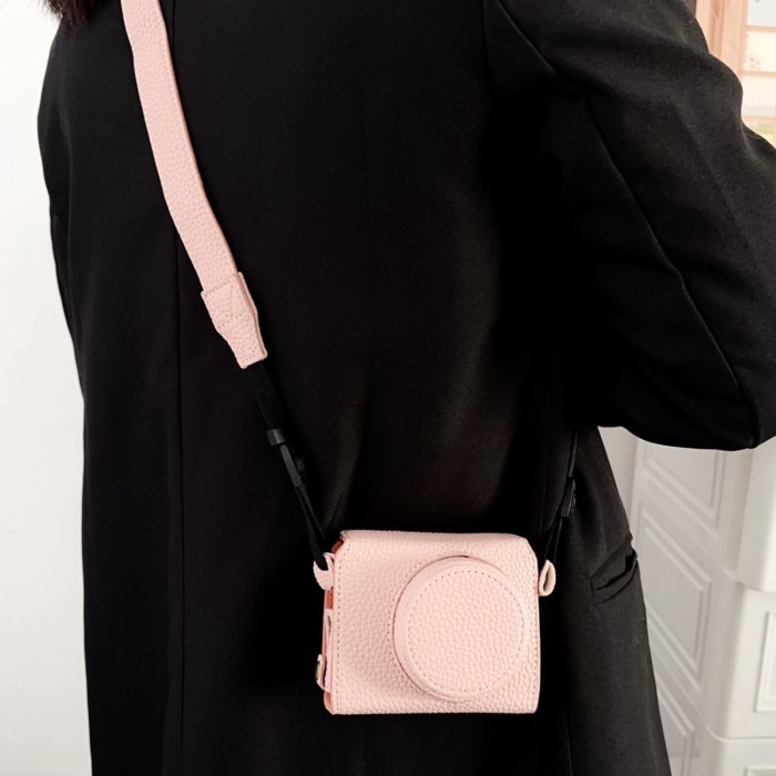 เหมาะสําหรับ Canon G7X2 G7X3 ใหม่รุ่นหรูหรากล้อง Mark III พิเศษซองหนังป้องกันกรณี Crossbody Ins