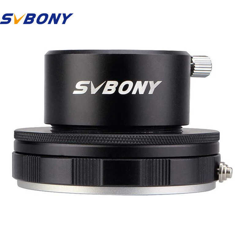 SVBONY SV149 กล้อง Nikon & Canon DSLR เลนส์อะแดปเตอร์ช่องมองภาพ 1.25 นิ้วสําหรับการถ่ายภาพ Guiding