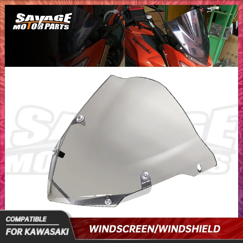 Windshield Windscreen For KAWASAKI Z 125 Z125 Pro BR125 2017-2024 Motorcycle Pare-brise Headlight C