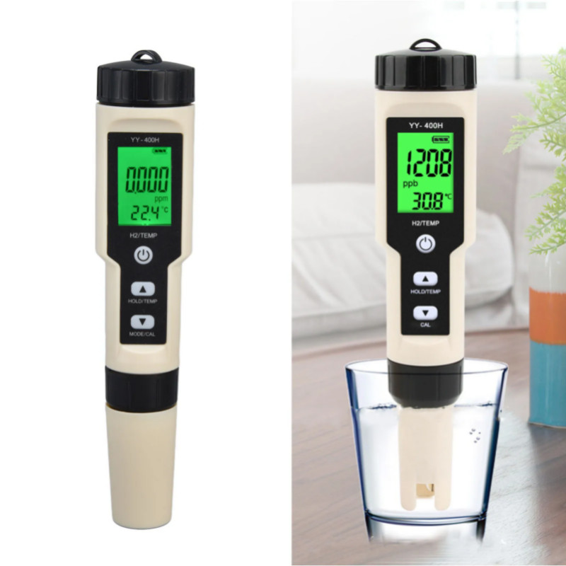 Digital Hydrogen Test Pen High Precision Water Hydrogen Concentration Meter LCD Display Water Detec