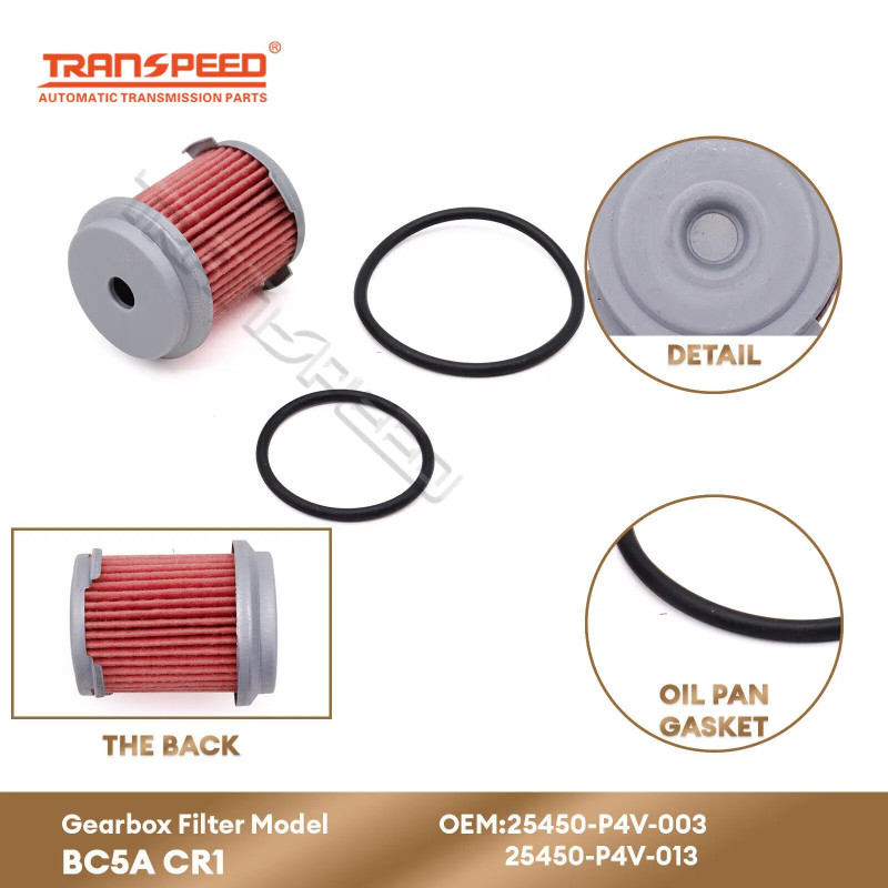 TRANSPEED BC5A CR1 Auto Transmission Oil Filter 25450-P4V-013 25450-P4V-003 for HONDA