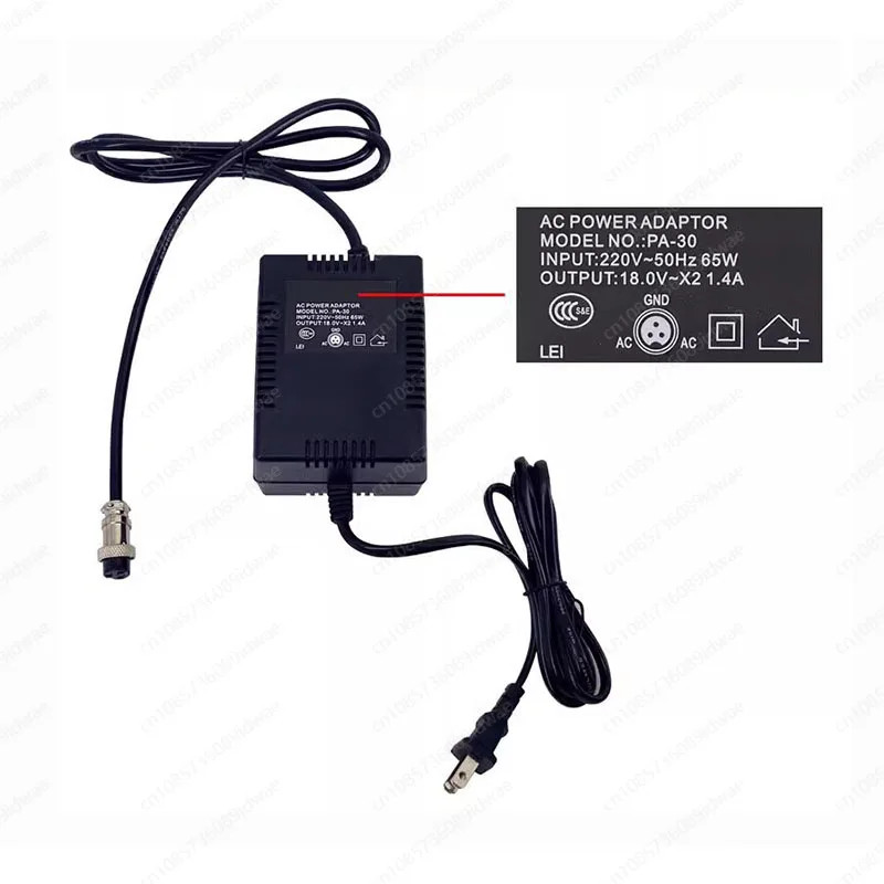 110V/220V F4 F7 CT Series Mixer Special Power Supply Dual 18V Universal Transformer 18W 350mA Three