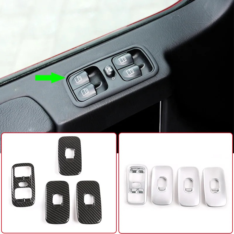 ABS Carbon Fiber For Mercedes-Benz G Station Wagon G-Class W463 2007-2010 Door Glass Lifting Decora