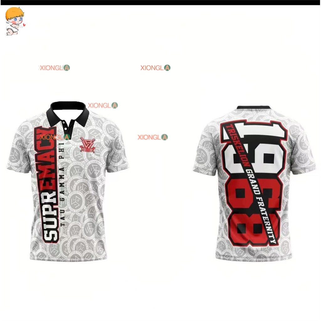 TRISKELION Fs Taugamphi (Tau 03 57th Anniversary Series)FULLSUBLIMATION CREW คอแขนสั้นชุดชั้นในธรรมด
