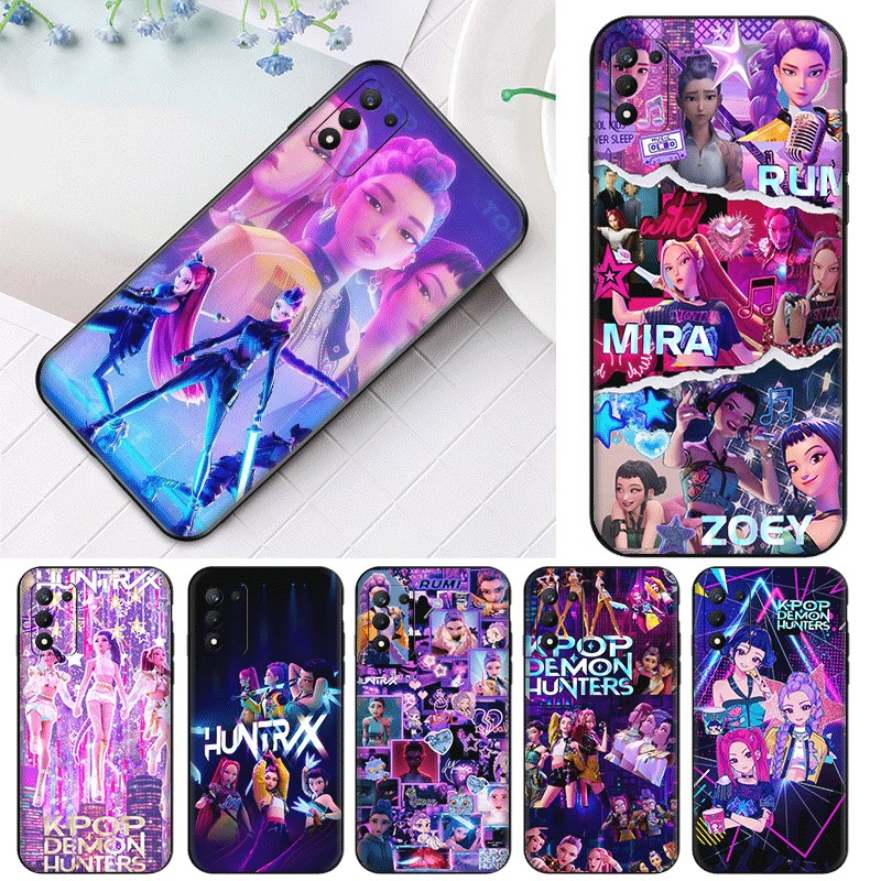 KPOP การ์ตูน Demon Hunters (LK-1) สําหรับ Realme 12 Lite Narzo X2 70X N65 GT neo 3T P1 ความเข้ากันได