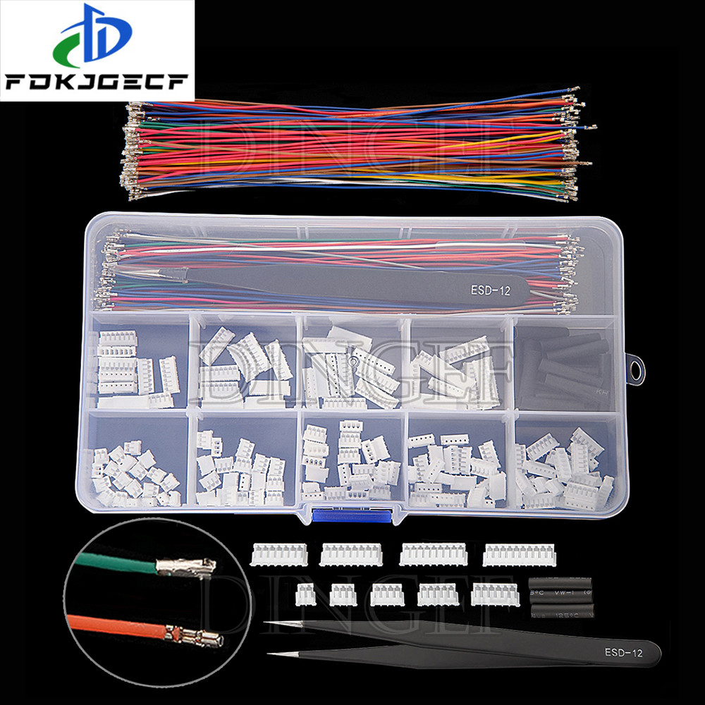 ZH1.5MM เปลือกพลาสติกชุดเชื่อมต่อและ 15 ซม.สายซิลิโคนอ่อนนุ่มลวด 2P 3P 4P 5P 6P 7P 8P 9P 10P ZH 1.5 