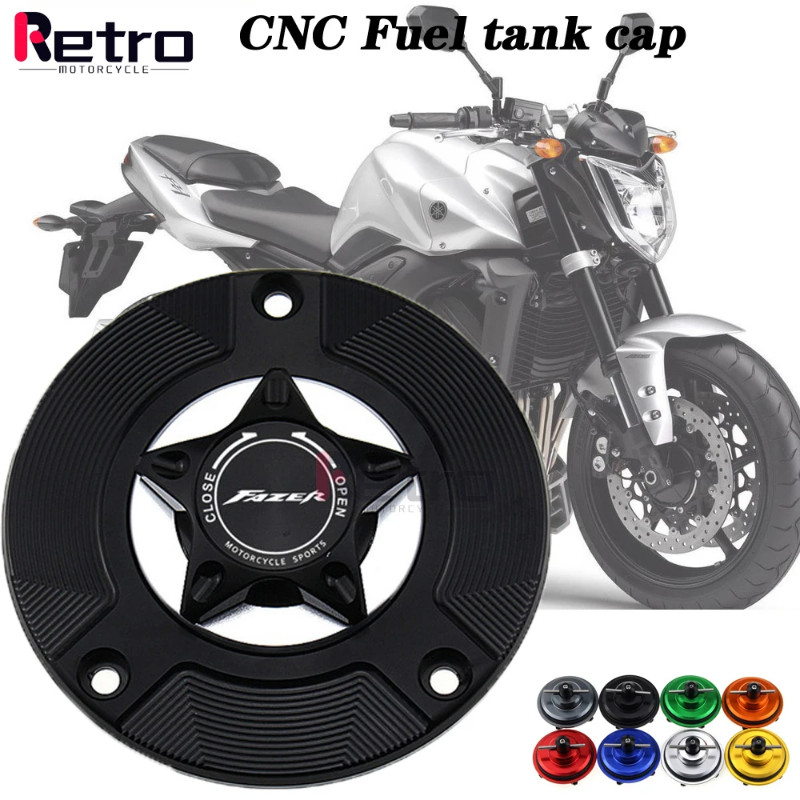 For YAMAHA FZ1 FZ8 Fazer FZ1N FZ6 N/S/R XJ6/Diversion CNC Aluminum Keyless Motorcycle Accessories F