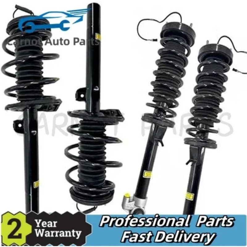 4PCS Front+Rear Shock Absorber Struts Assys w/EDC For BMW 7 Series E38 740i 740iL 750iL 1995-2001 3