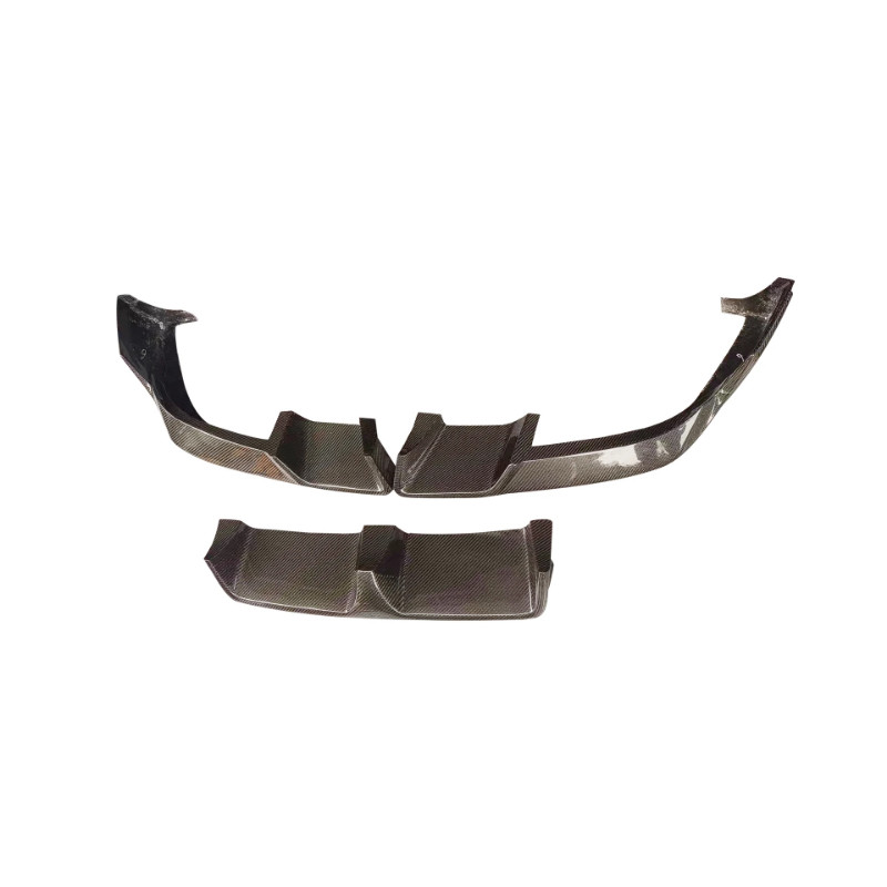 Real Carbon Fiber Car Front Bumper Lip Spoiler Chin Splitter FRP Car Body Kits Accessories LD Style