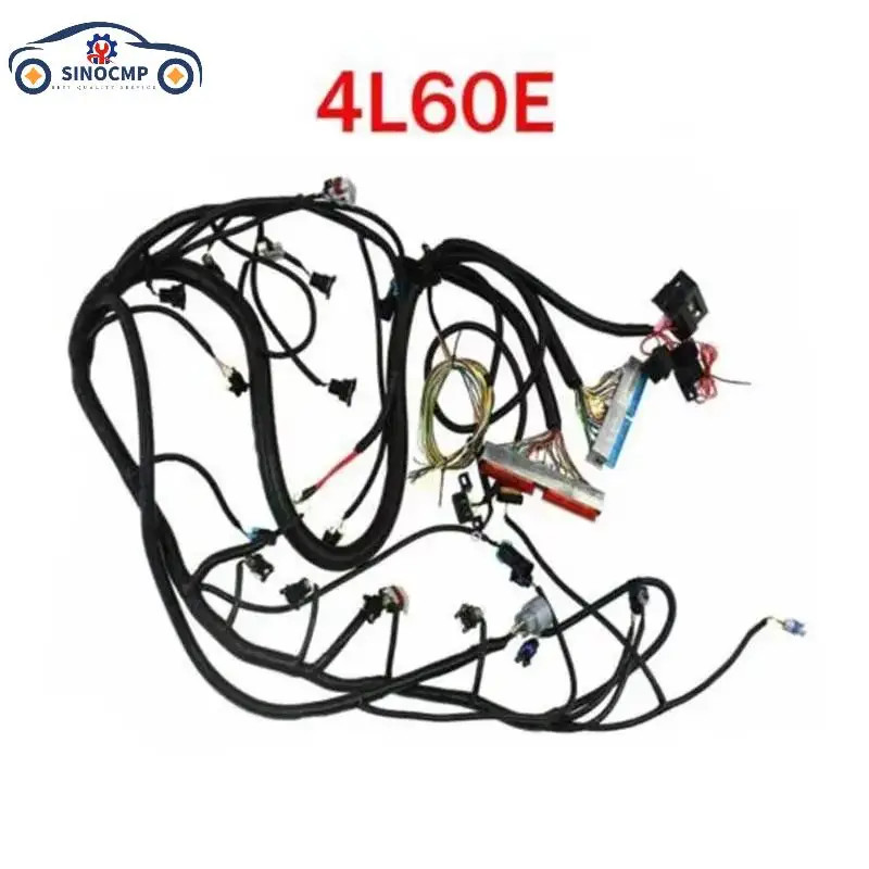 SINOCMP 1Set Standalone Swap Wiring Harness W/4L60E For 1997-2006 GM LS LS1 Engine 4.8L 5.3L 6.0L