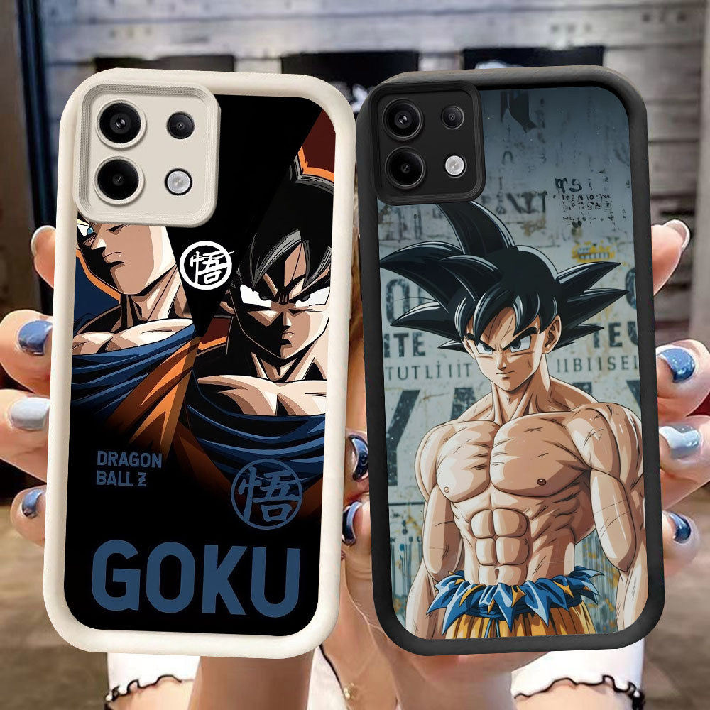 DK-83 Dragon Ball Goku ปลอกซิลิโคนสีดําและสีขาวสําหรับ Infinix Note Zero 40Pro5G 40 40Pro 30 Infi 40