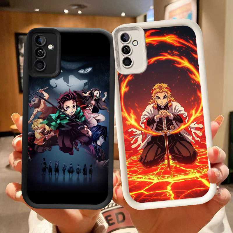 DK-59 Demon Slayer X ปลอกซิลิโคนสีดําและสีขาวสําหรับ OPPO Realme C73 14T 2025 14 A5 C71 A5X 14X 5G 4