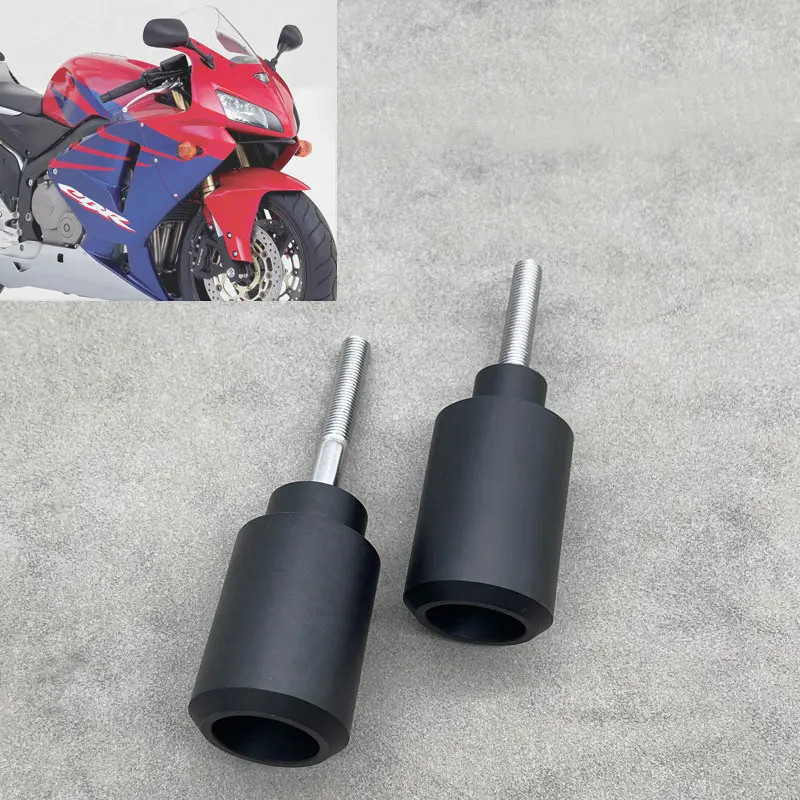 Fit for Honda CBR600 CBR 600 F4 F4i 1999-2006 Motorcycle Black Carbon No Cut Frame Sliders Crash Fa