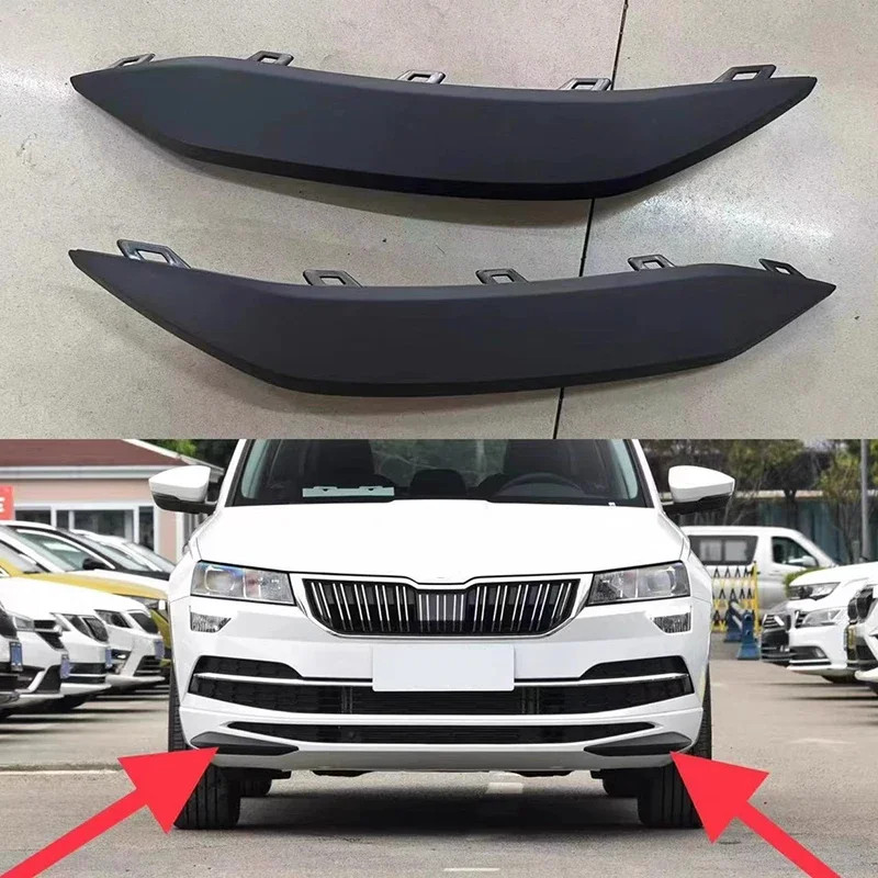 Auto Front Bumper Guard Pad Front Bumper Guard Cover Plate for Skoda Karoq 2022 2023 2024