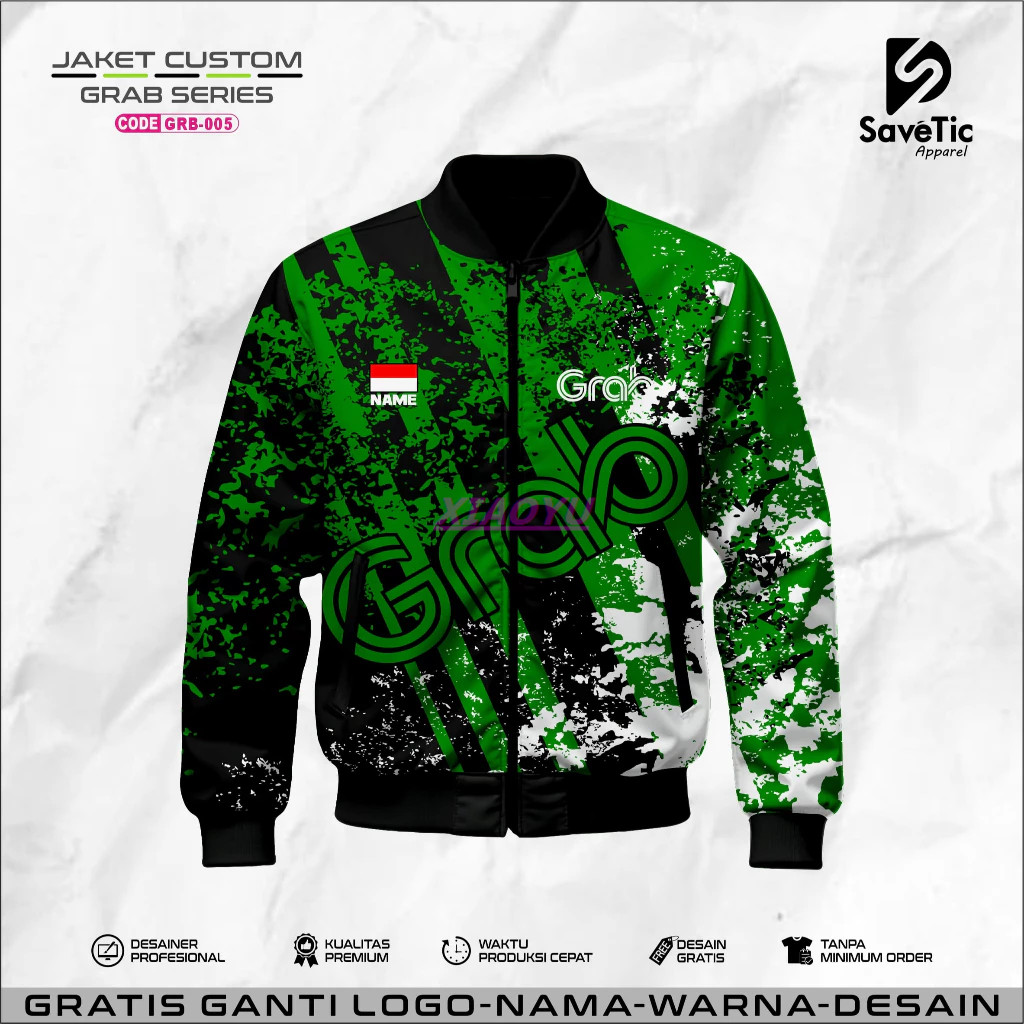 เสื้อกันหนาวซิปแขนยาว Lineman Jacket