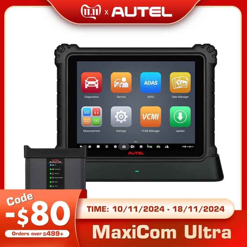 Autel MaxiCOM Ultra Lite S Scanner Car Intelligent Diagnostic Tools Advanced ECU Programming&Coding