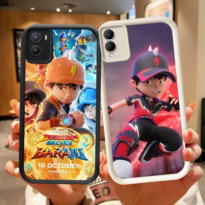 DK-88 Justice Booiboys ปลอกซิลิโคนสีดําและสีขาวสําหรับ VIVO IQOO Z9 Y28 Z10 Y35 Y17S Y56 Y16 Y02S Z9