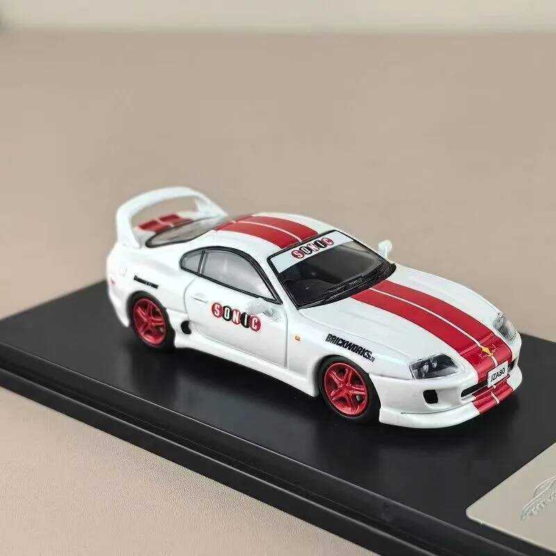 C MC 1:64 Ra RZ Mk4 A80 Jza80 Bomex V1 Advan Diecast Model Car Black