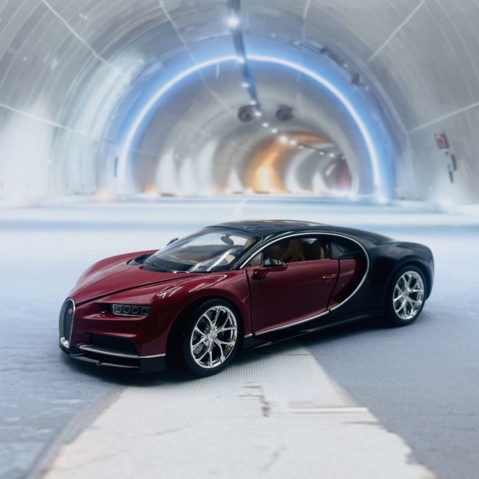 WELLY Willie 1: 24 Bugatti Chiron Bugatti Chiron คอลเลกชันโมเดลรถโลหะผสมจริง