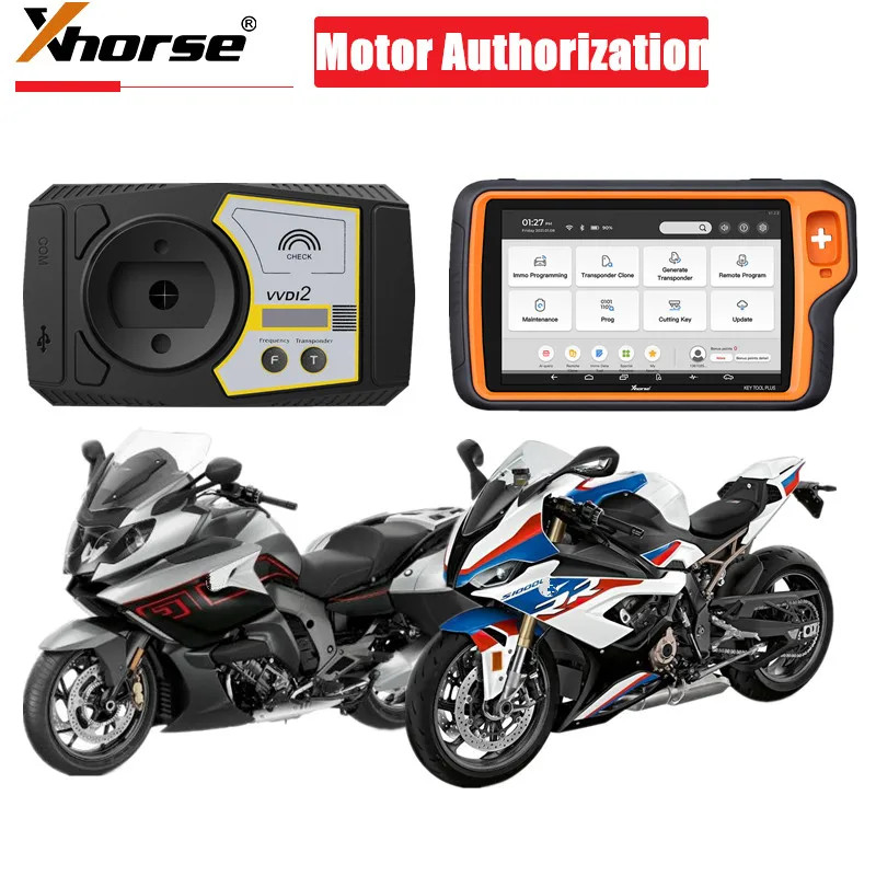 Xhorse for BMW Motorcycle OBD Key Learning License for VVDI2 and VVDI Key Tool Plus Pad for BMW Mot