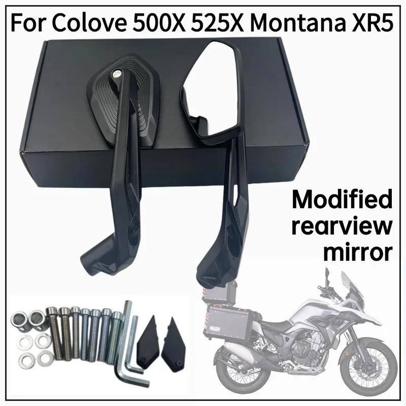 New For Colove 500X 525X Montana XR5 XR 5 Modified Wide View Wide Angle Rearview Mirror Motorcycle