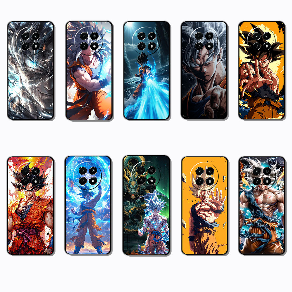 เคสโทรศัพท์สีดํานุ่มสําหรับRealme 12 5G 12X 13 C65 Narzo N65 70X 5G FG10 Dragon Ball Superปลอกป้องกั