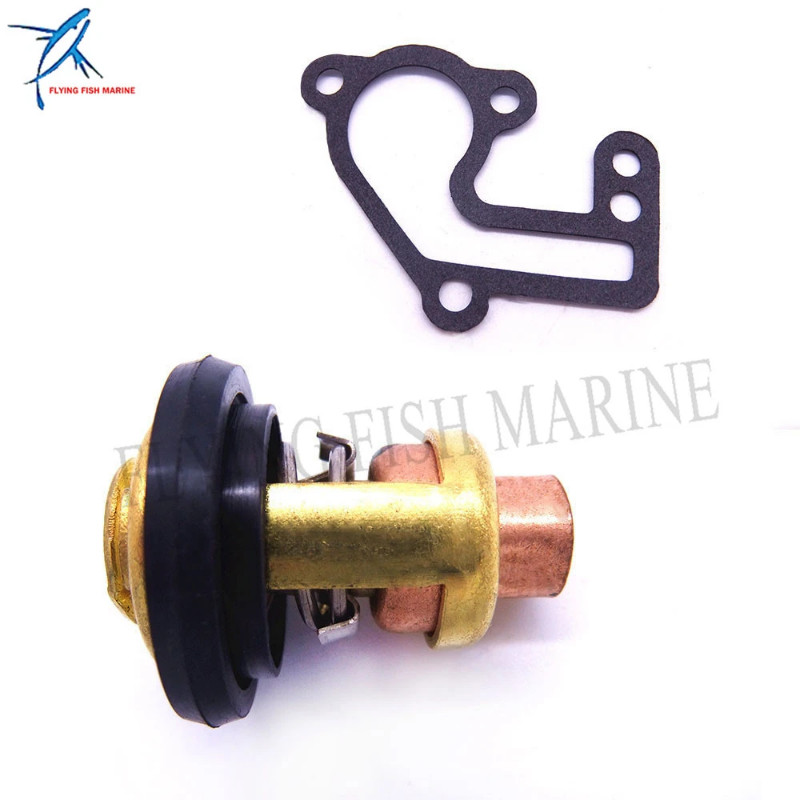 Outboard Engine 6F5-12411-01 6F5-12411-02 6F5-12411-03 Thermostat and 682-12414-A1 Gasket for Yamah
