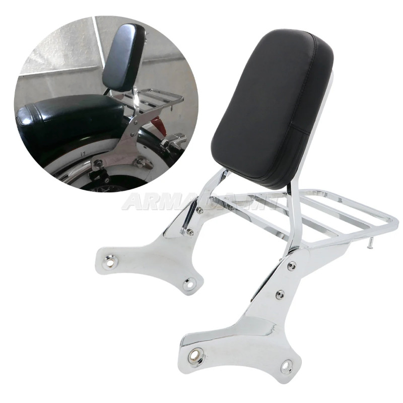 For Honda Shadow ACE 750/400 VT750/VT400 VT 750 400 1997-2003 Motorcycle Rear Backrest Sissy Bar Lu