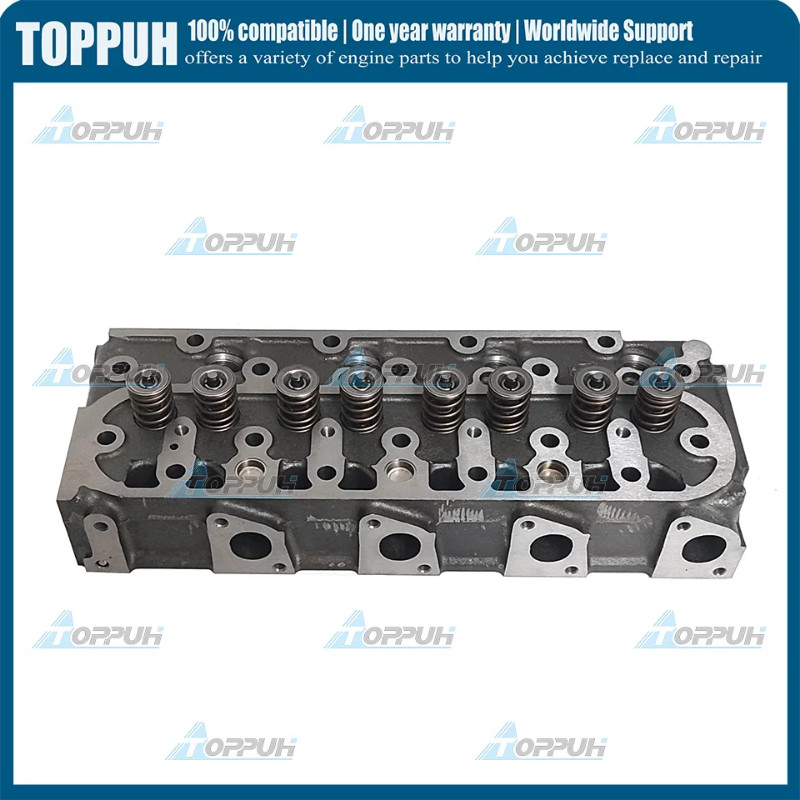 New V1505 Complete Cylinder Head with Valves for Kubota V1505 V1505D V1505-T V1505-E