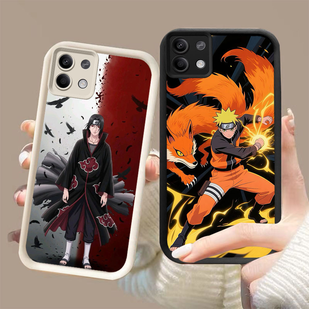 DJ-32 Naruto Naruto Silicone Casing สีดําและสีขาวสําหรับ Xiaomi Poco M6Pro X6 X6NEO F7 X7 M7 Pro 5G 