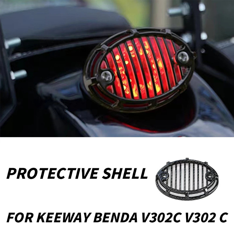 Motorcycle Rear Brake Light Protective Shell For Keeway Benda V302C V302 C Rear Brake Light Protect