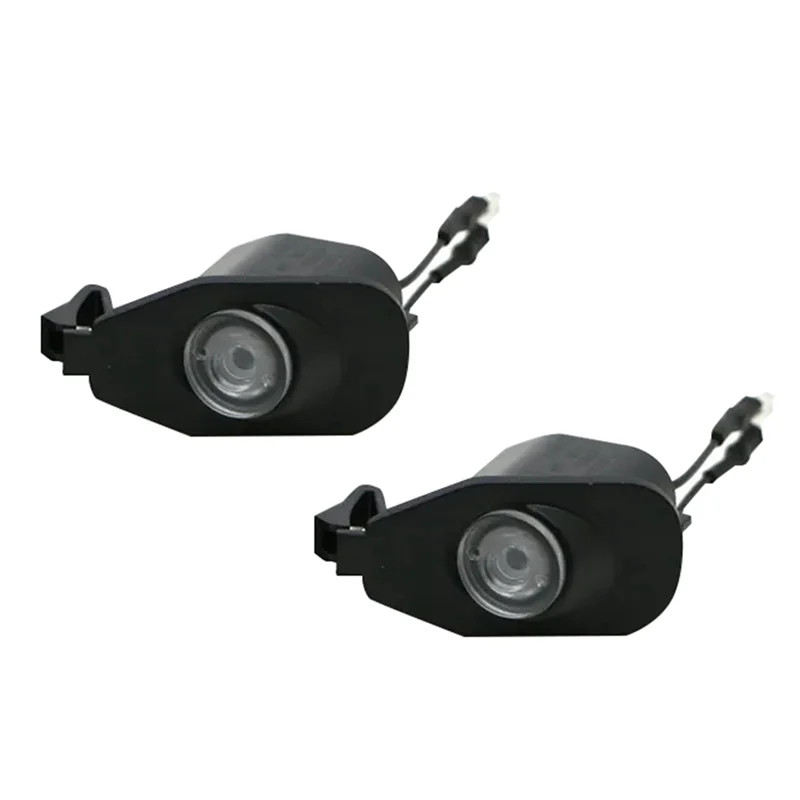 For ford Mustang 2013-2022 LED Side Puddle Laser-Rearview Mirror Puddle Welcome Courtesy Logo Light