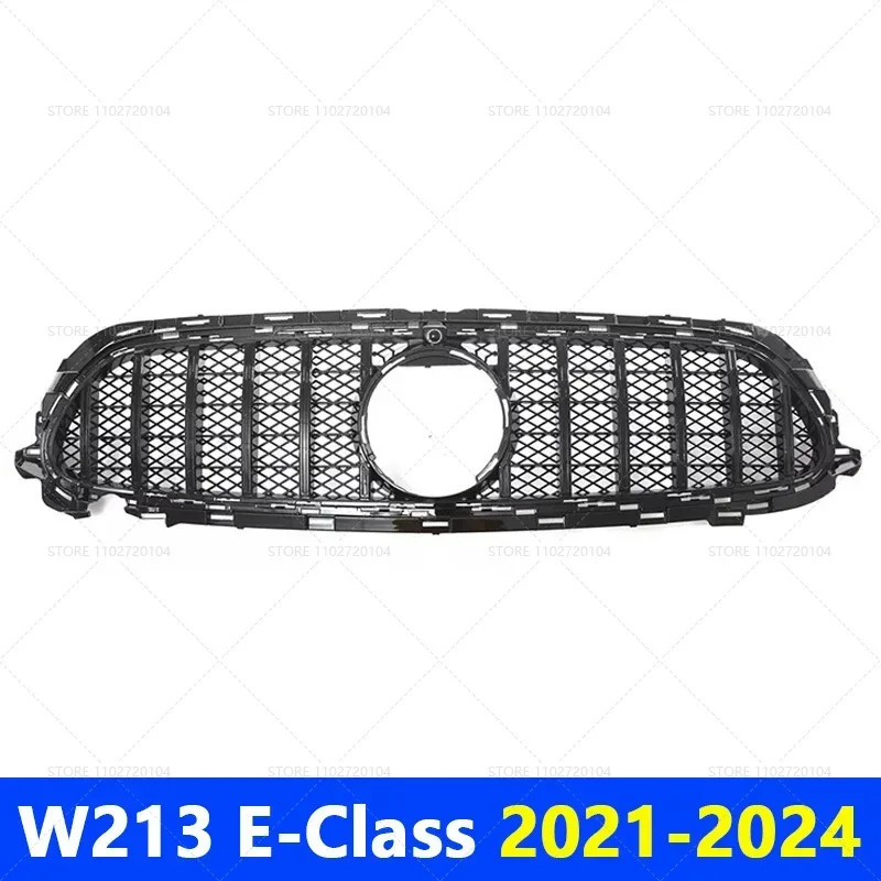 for 2016-2020 2021-2024 W213 E-Class Mercedes Benz E200 E300 E350 E350e E450 E53 AMG Front Grille B