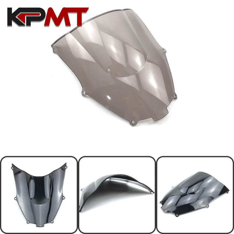 Motorcycle Windshield WindScreen Screen Double Bubble For Kawasaki Ninja ZX-9R ZX9R ZX 9R ZX900F 90