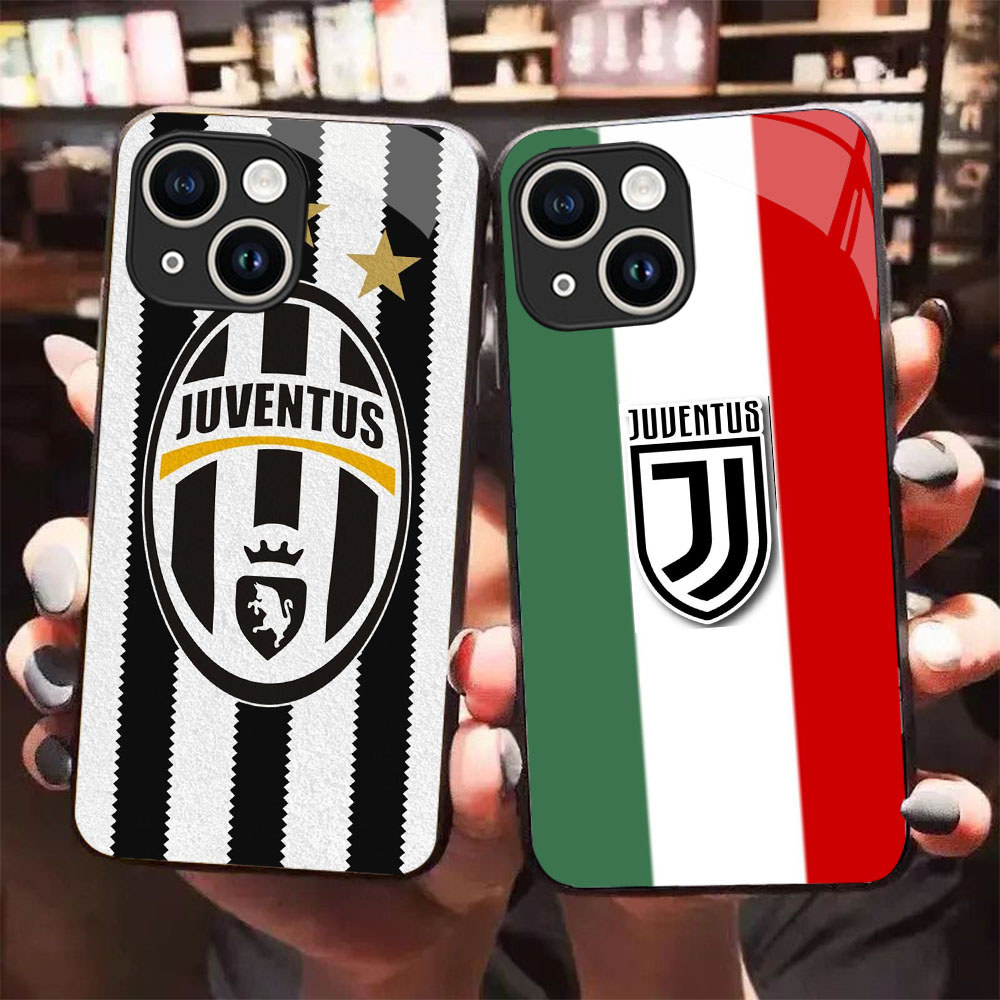 HK-31 Juventus FC Glass KACA Casing สําหรับ iPhone 11 Mini 13 12 Pro Max