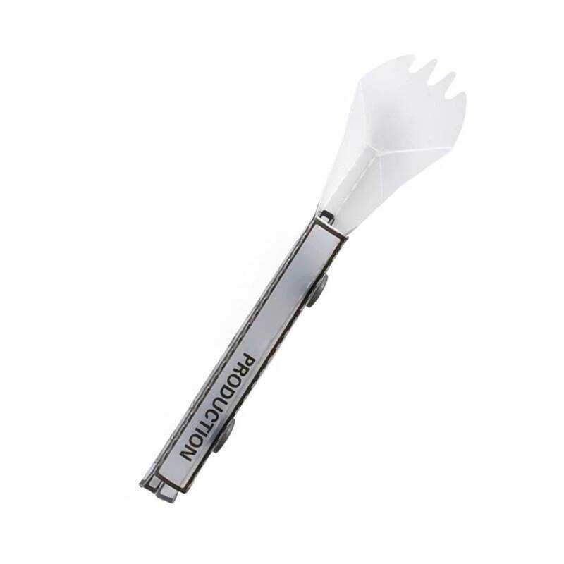 C Outdoor Plastic Tableware Portable Folding Spoon Plastic S Camping Utensil For Travel Camping Out