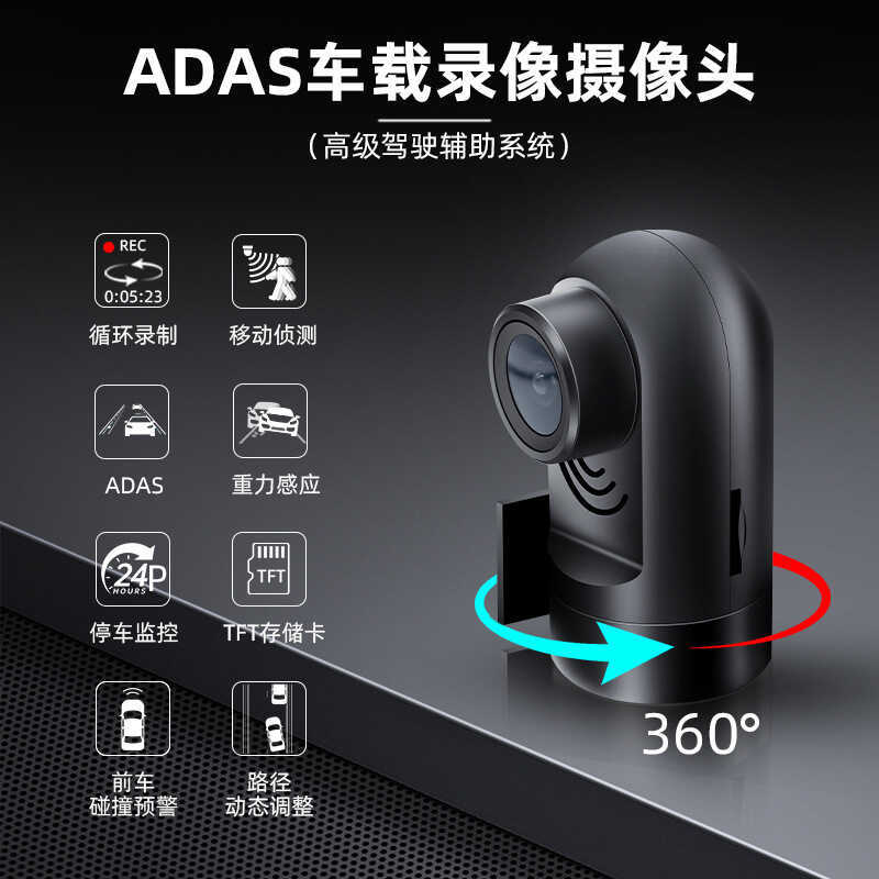 Adas DVR Navigator DVR HD 1080p เครื่องบันทึกการขับขี่ USB บันทึกเดียว