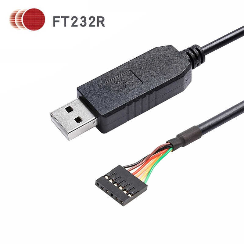FT232R USB UART TTL 3V3 5V Galileo Development Board สายการเขียนโปรแกรม USB ถึง 6Pin Dupont สาย