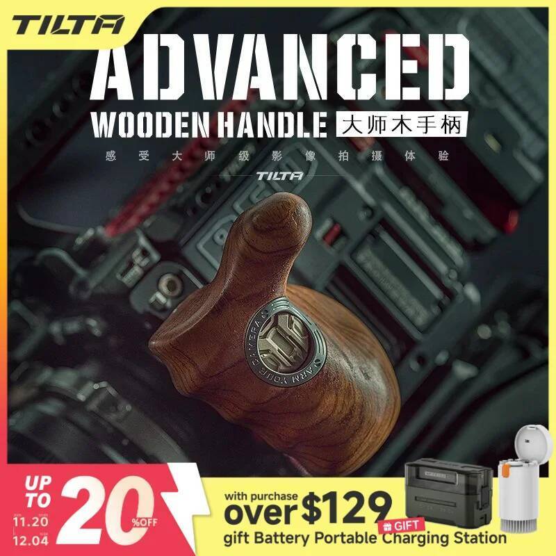 TILTA Advanced Handle ซ้ายและขวาสําหรับกล้อง DSLR สําหรับ Sony Canon BMPCC NIKON Handle สิ่งที่แนบมา