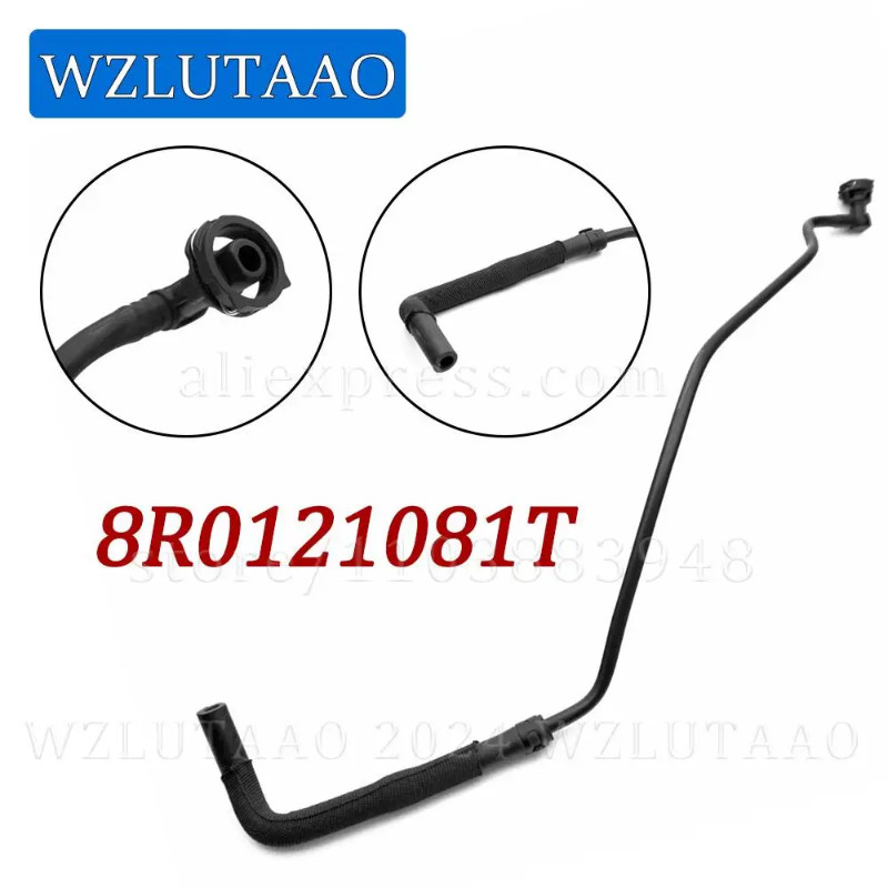 Radiator Overflow Hose Cooling Breather Tube 8R0121081T,8R0 121 081 T For Audi Q5 2.0L 2009 2010 20