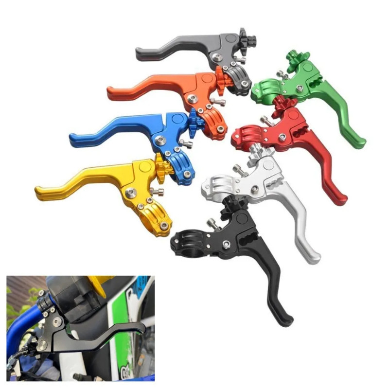 Universal Motorcycle Shorty Stunt Clutch Lever For Honda CBR600RR CRF450R Yamaha R6 R25 Kawasaki Z8