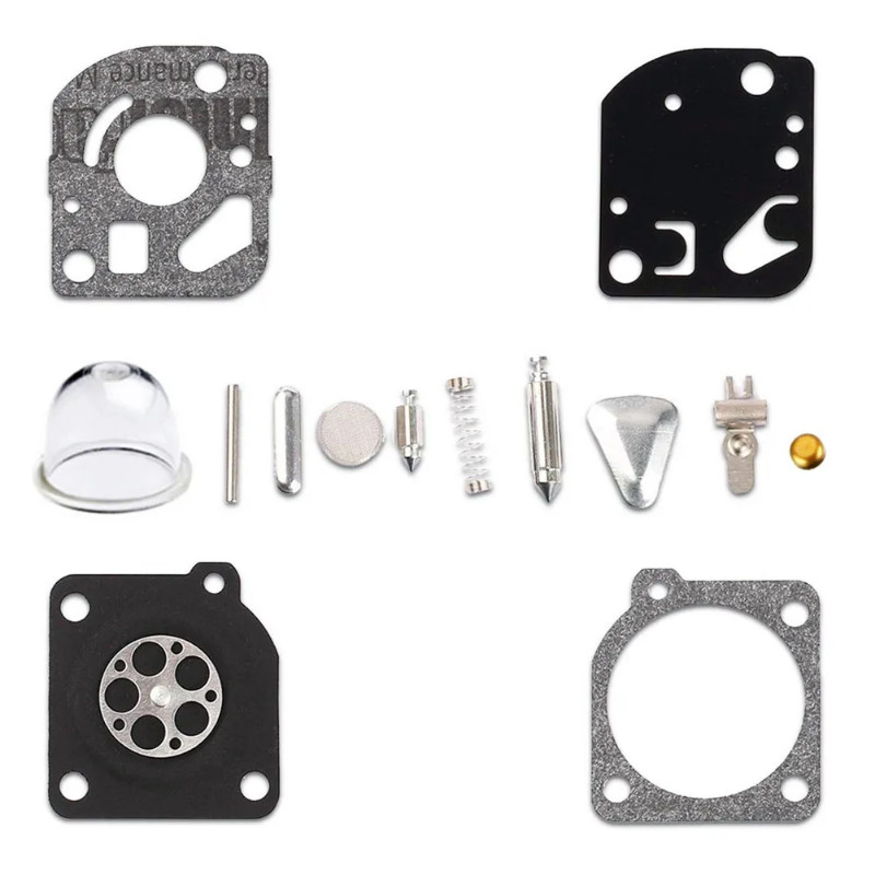 Carburetor Repair Kit Zama RB-47 Weed Eater Craftsman Blowers Poulan Trimmers With Primer Bulb C1U-